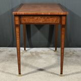 Small Marquetry Desk Table, Louis XVI style – 2nd part of the 19th century