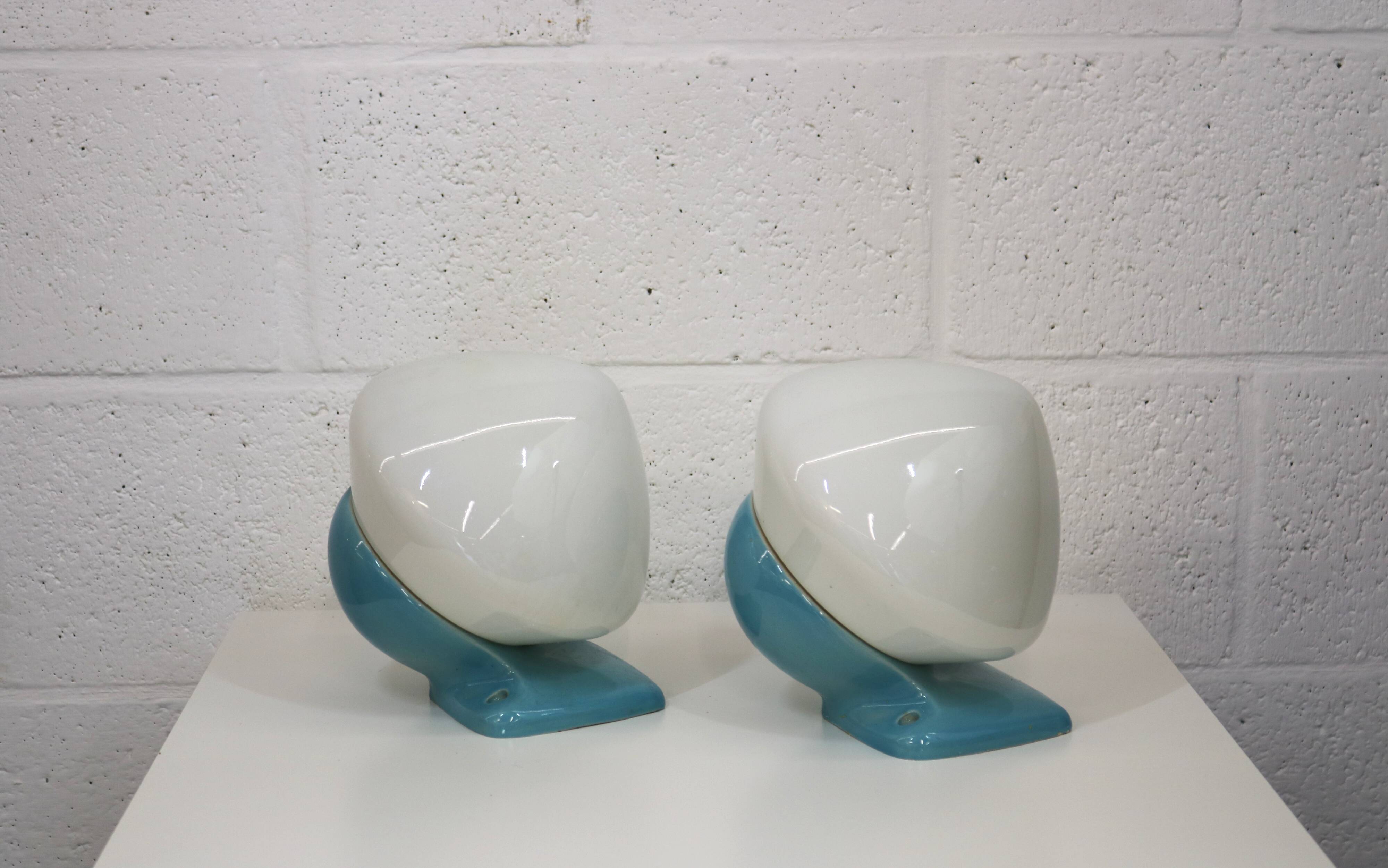 Pair of bathroom wall lamps *** Stig Carlsson *** model 6030 IFÖ