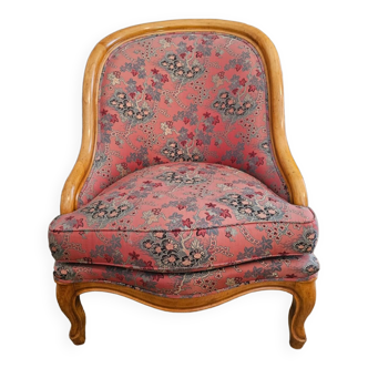 Fauteuil ancien bergère Louis XVI