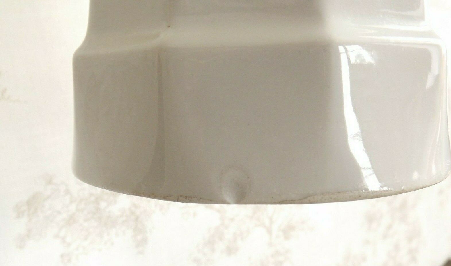 Français antique art déco style porcelaine blanche applique murale simple et ombre