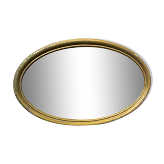 Mirror in gilded wood, made in Blois