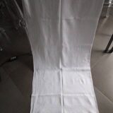 Nappe ancienne damassée 220x130cm + 8 serviettes
