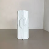 Large Op Art Vase Porcelain German Vase by Fürstenberg Ceramics, Germany, 1970s