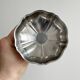 8 very large stainless steel footed bowls