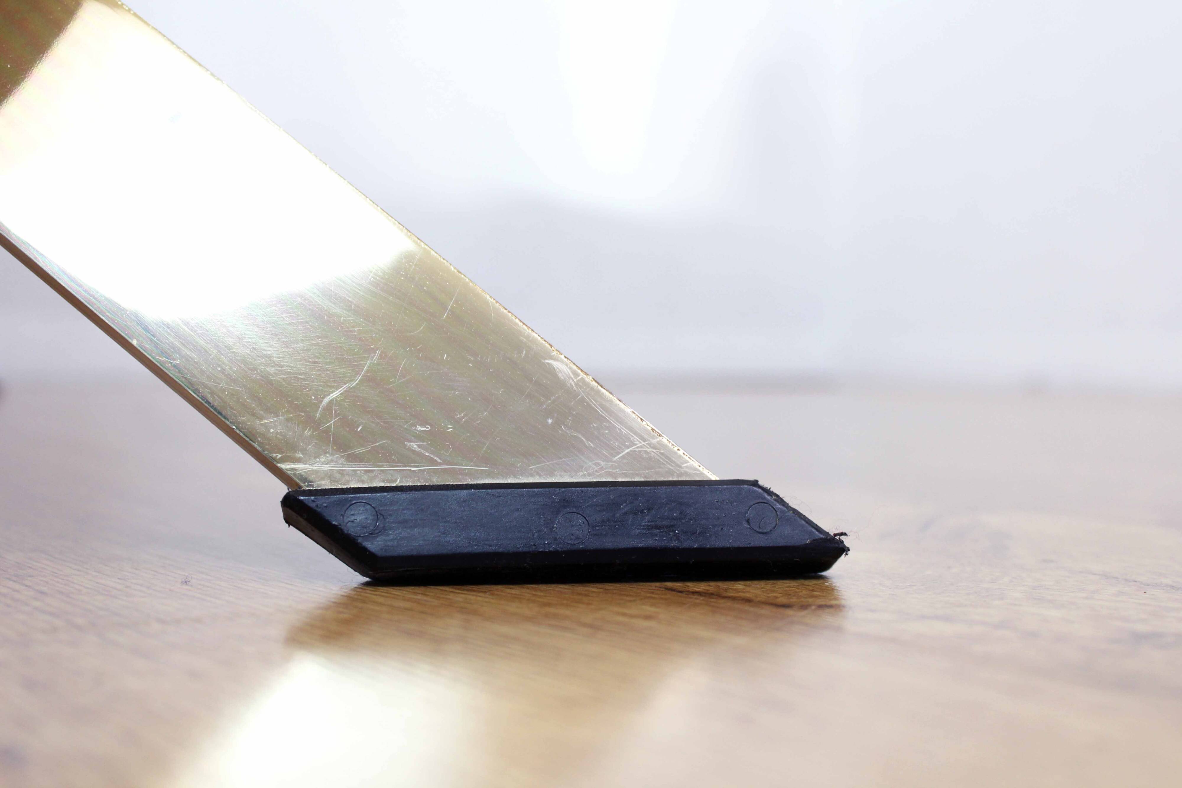 Italian coffee table in solid brass and beveled glass