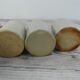Lot de 3 bouteilles en grès