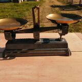 Old scale with weight