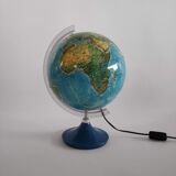 Luminous terrestrial globe of the years 70