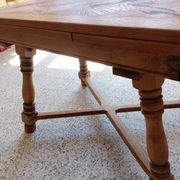 Table avec rallonges intégrées rénovée