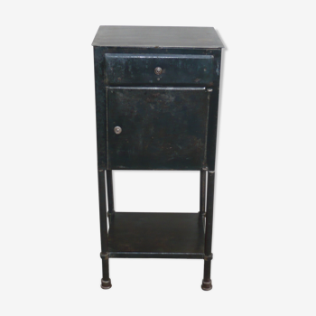 Industrial metal bedside