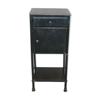 Industrial metal bedside