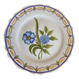 Assiette en faïence de Malicorne