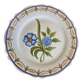 Assiette en faïence de Malicorne