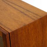 Vintage teak shopping shop window shelf 60s