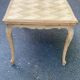 Table à manger Louis XV extensible rénovée en bois brut