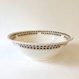 Large round dish/salad bowl from Faïencerie Nouvelle de Givors, "Maryse" model