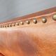 Vintage studded leather club sofa 50/60