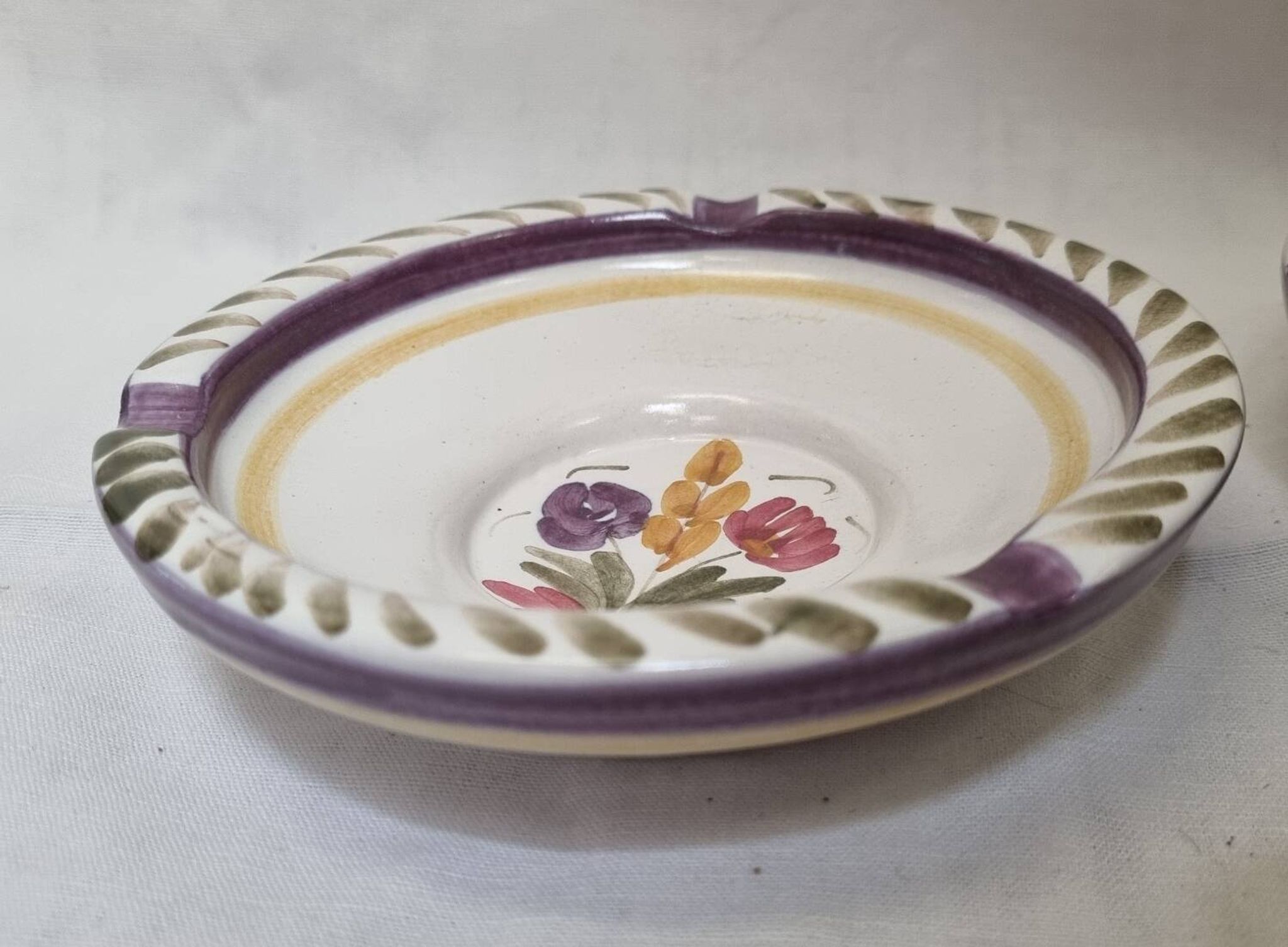 Keraluc ashtray Quimper Brittany