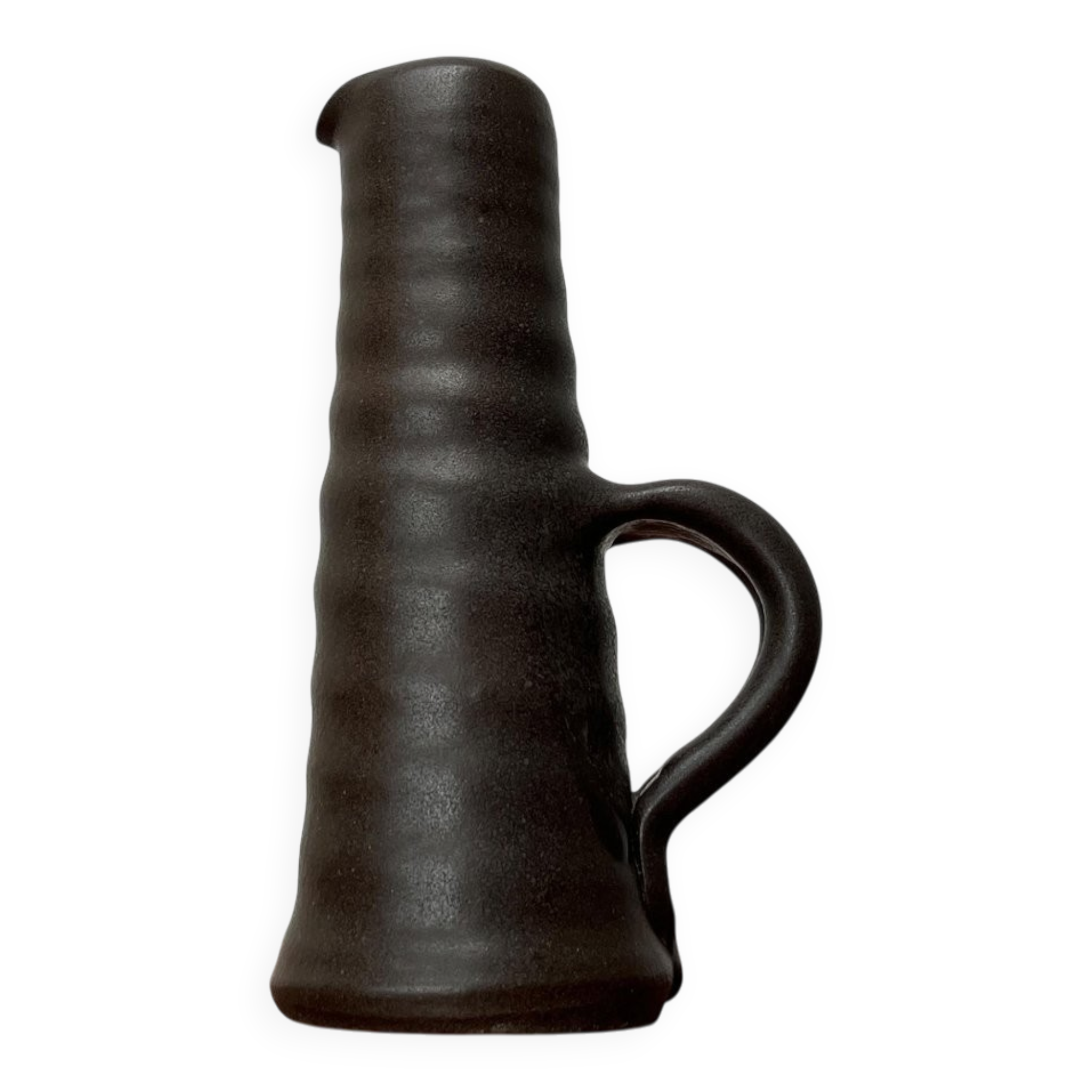 Carafe vase from German studio pottery from the mid-century by Petra, 1960s.