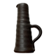 Carafe vase from German studio pottery from the mid-century by Petra, 1960s.