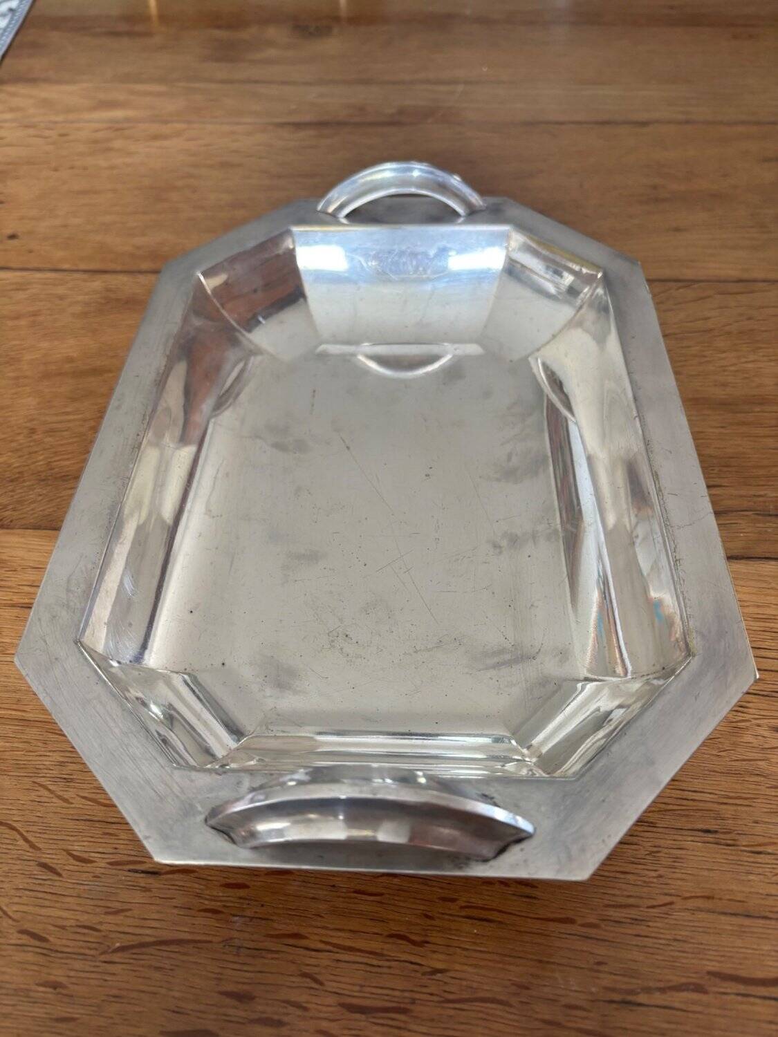 Perfect silver-plated basket