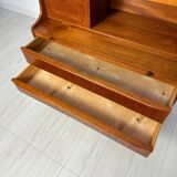 1960s Vintage Mid-Century Danish Teak Design Secretary