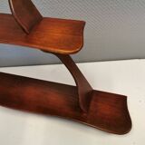Beautiful shelf in solid teak wood designed/produced by Peder Moss 1950-1960s Denmark.