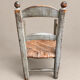 Small antique polychrome children's chair – French folk art