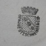 White salad bowl sarreguemines