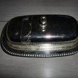 Silver-plated butter dish Made in Denmark