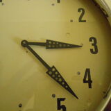 Electric wall clock in formica - 1950s