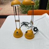 Lot 2 telescopic desk or bedside lamp, IKEA, 1990