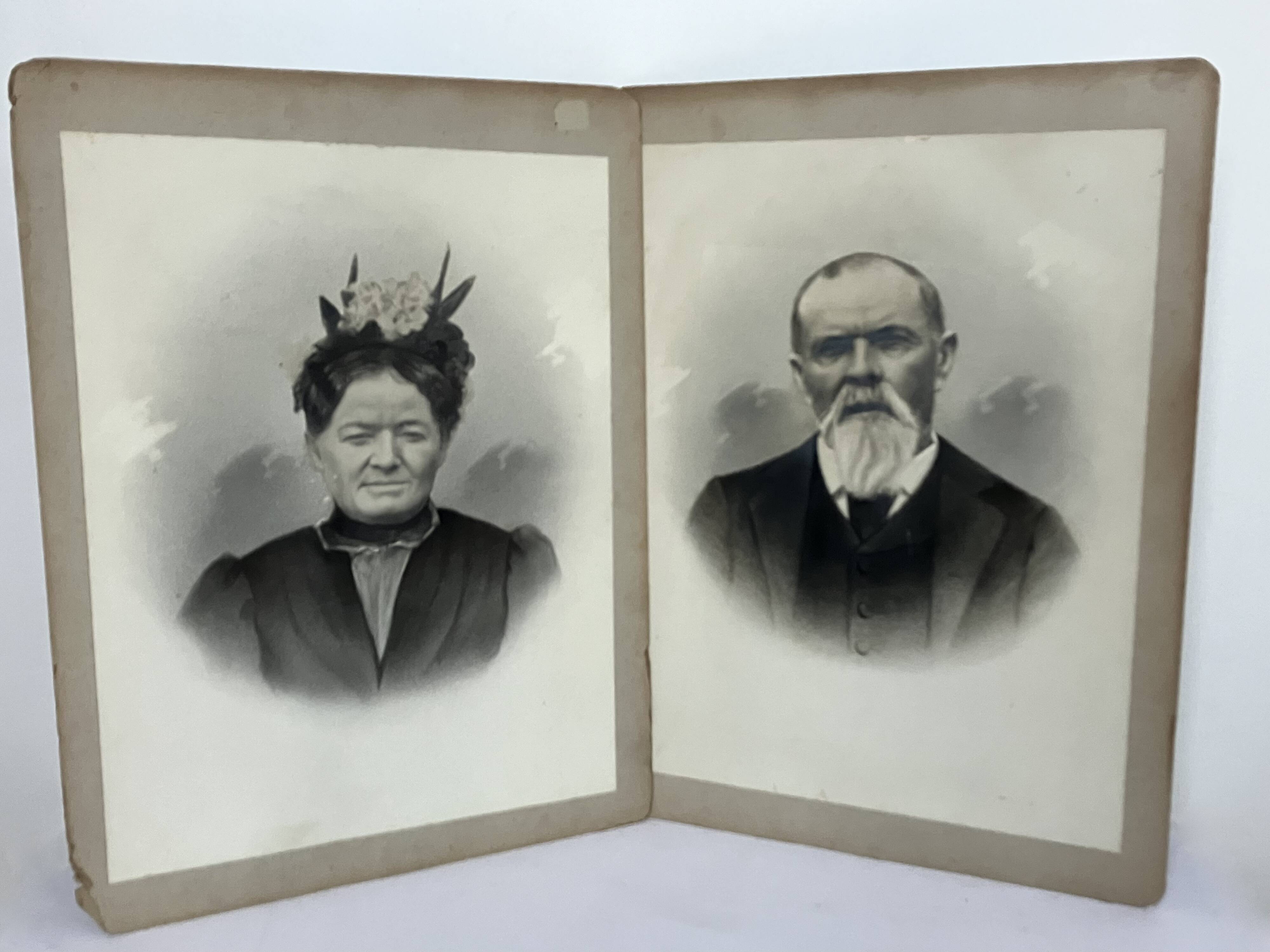 Old photos, portraits of ancestors