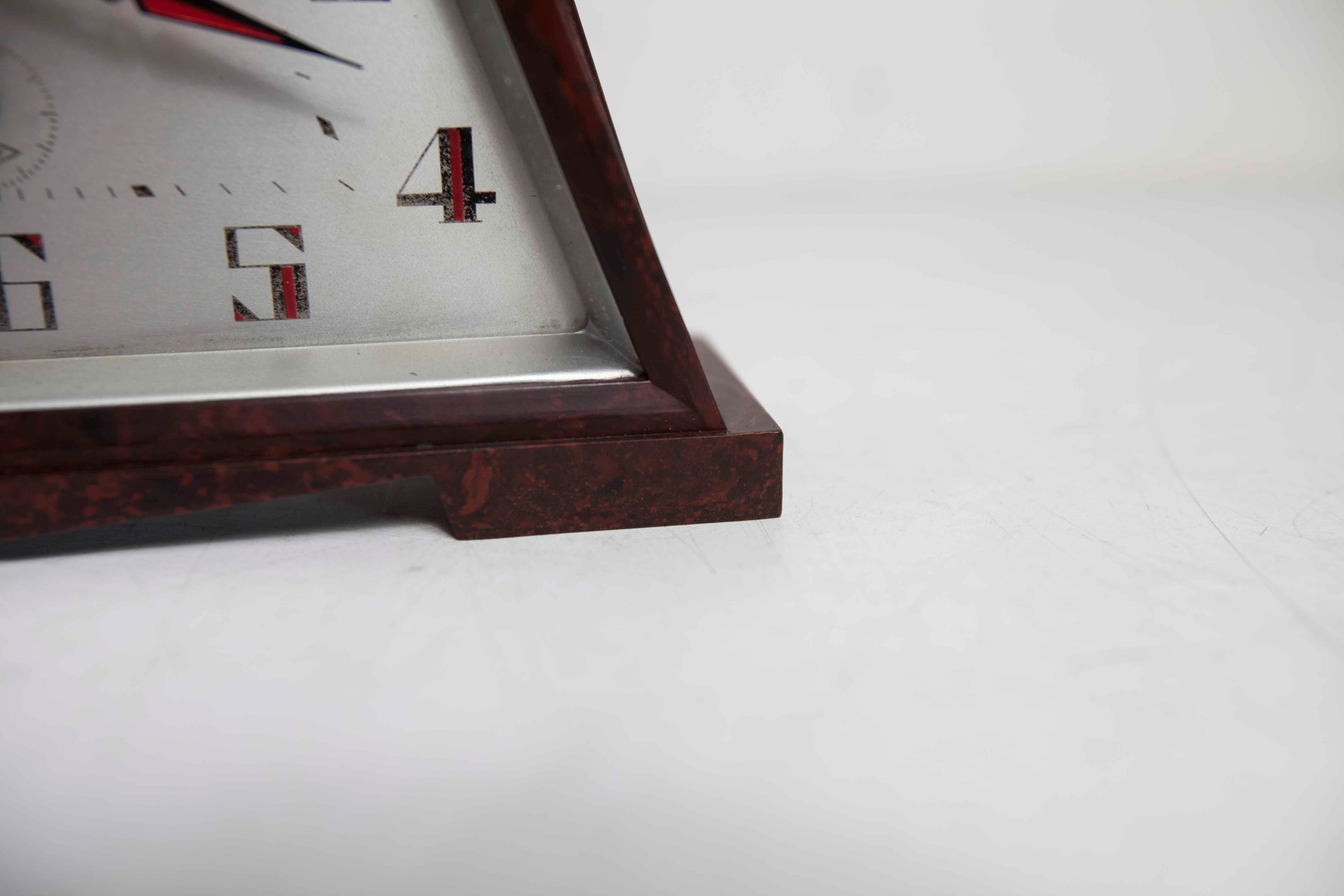 Alarm clock Mechanical clock Japy 1930 bakelite