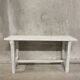 Weathered wooden bench