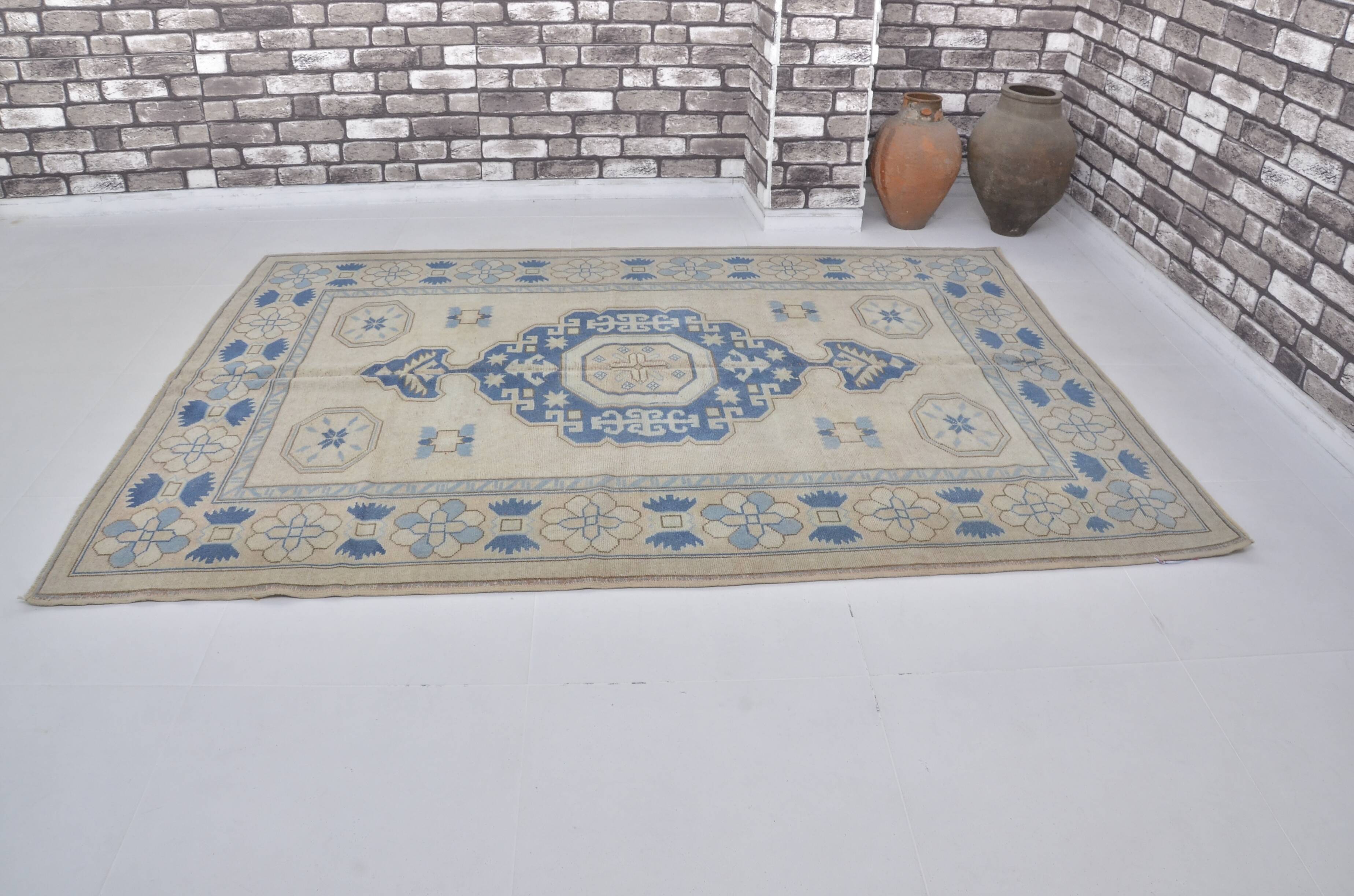 Oushak Vintage Floor Handknotted Rug sku1170