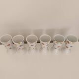 Set of 6 Mazagran porcelain mug Pillivuyt