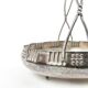 Art Nouveau fruit basket, silver metal, Kaiser, Germany, early 20th century