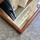 Dark wooden mirror ☐ 40 x 29.5 cm