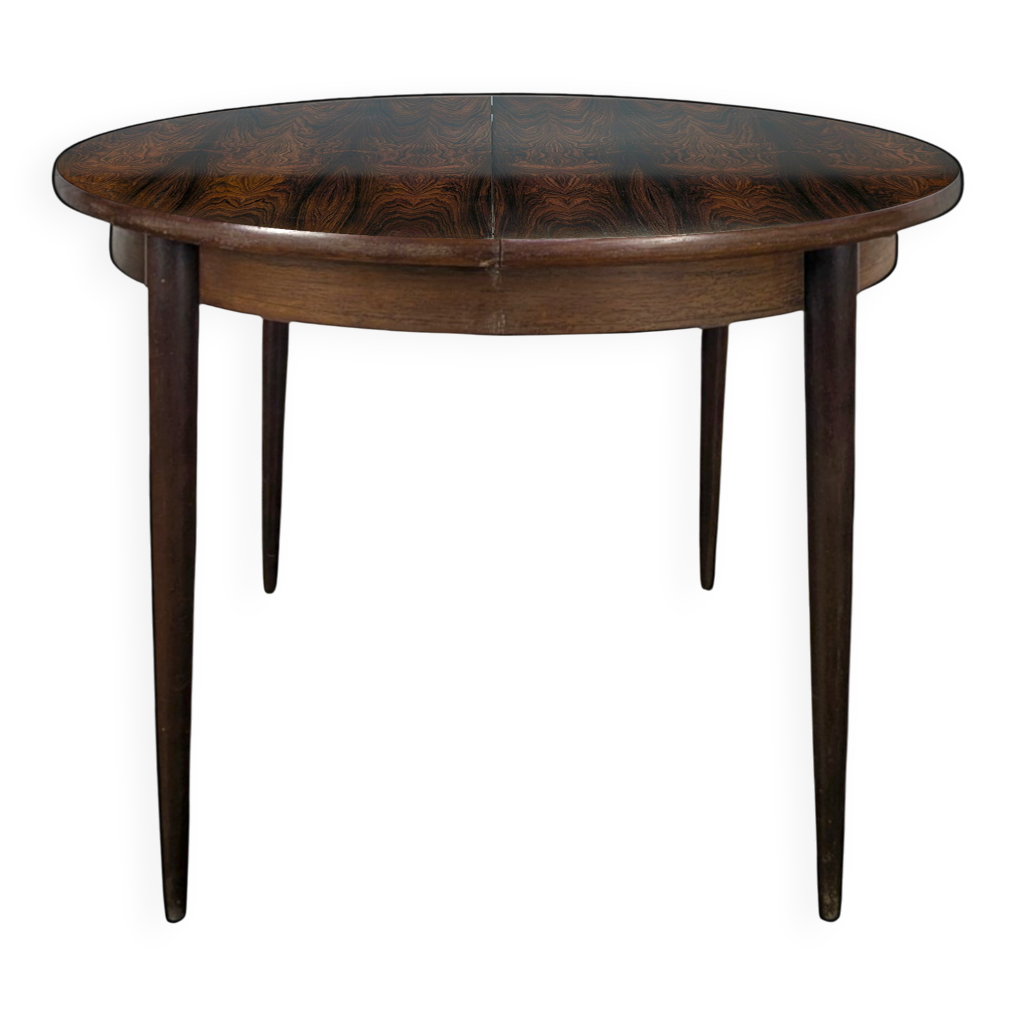 Danish dining table in rosewood