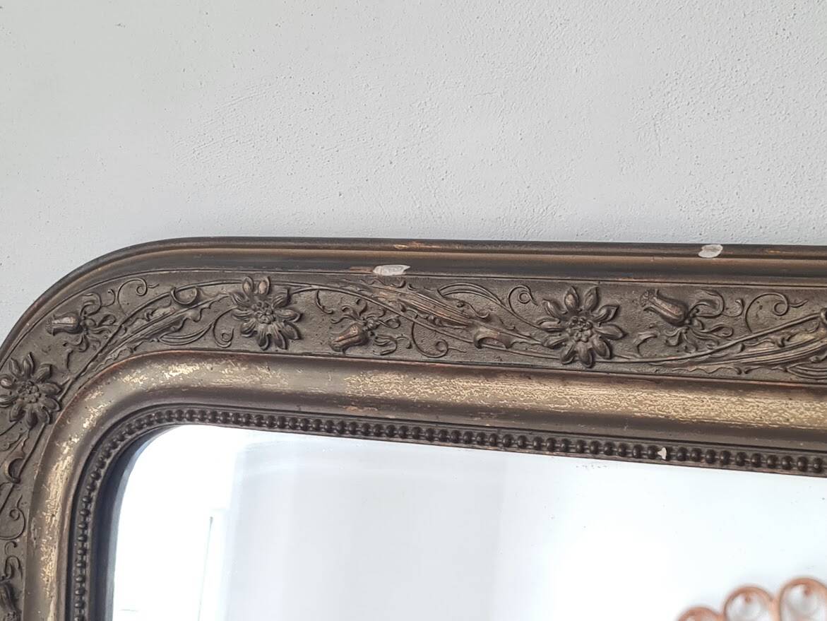 Large Louis Philippe mirror 137 x 83