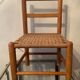 Scandinavian children's chair sitting in rope 70s