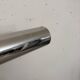 Pair of stainless steel wall lights 1980