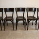 5 chairs BAUMANN N°29 brown