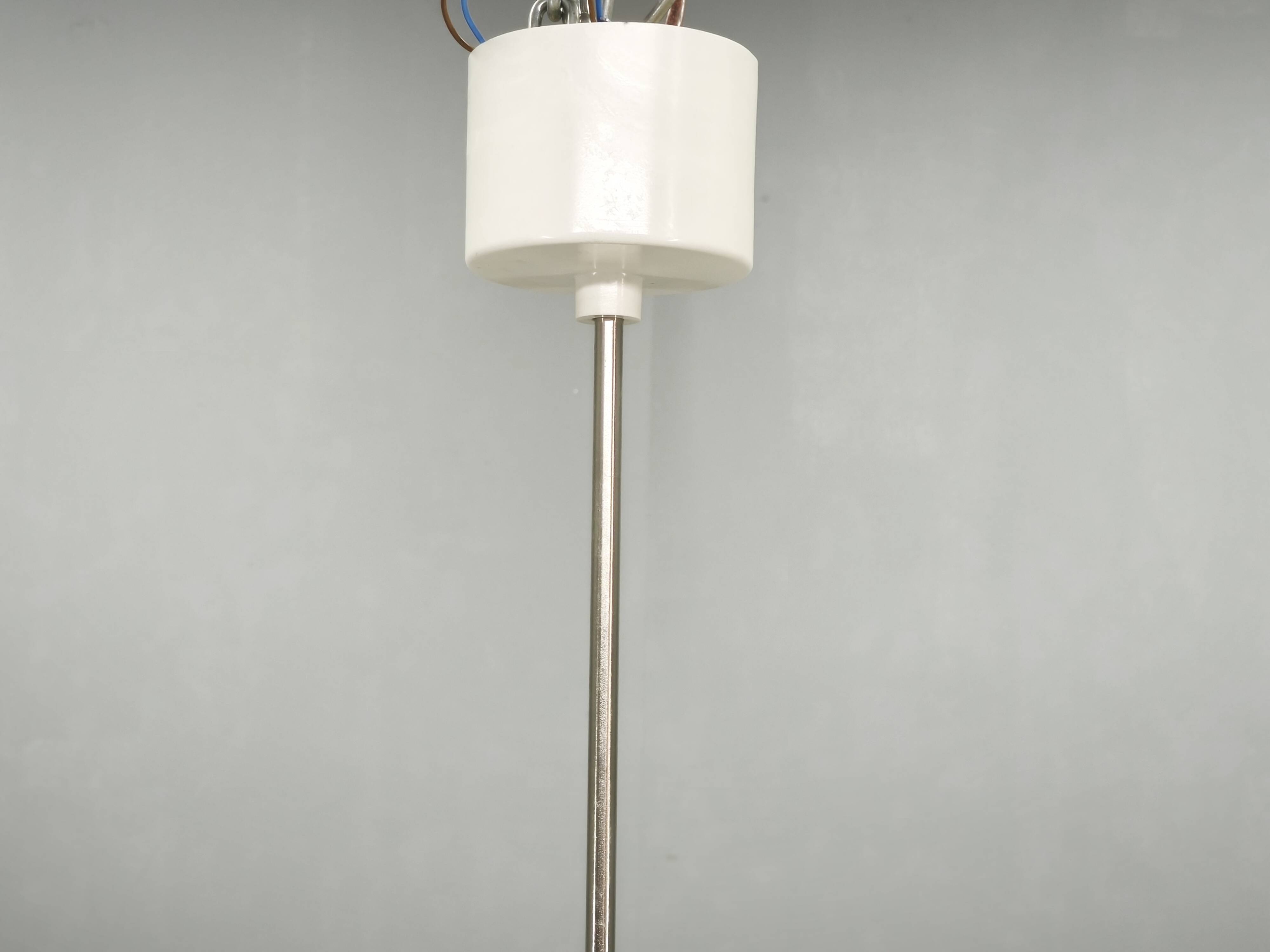 Pair of Czech Space Age UFO Pendant Lights, 1960s