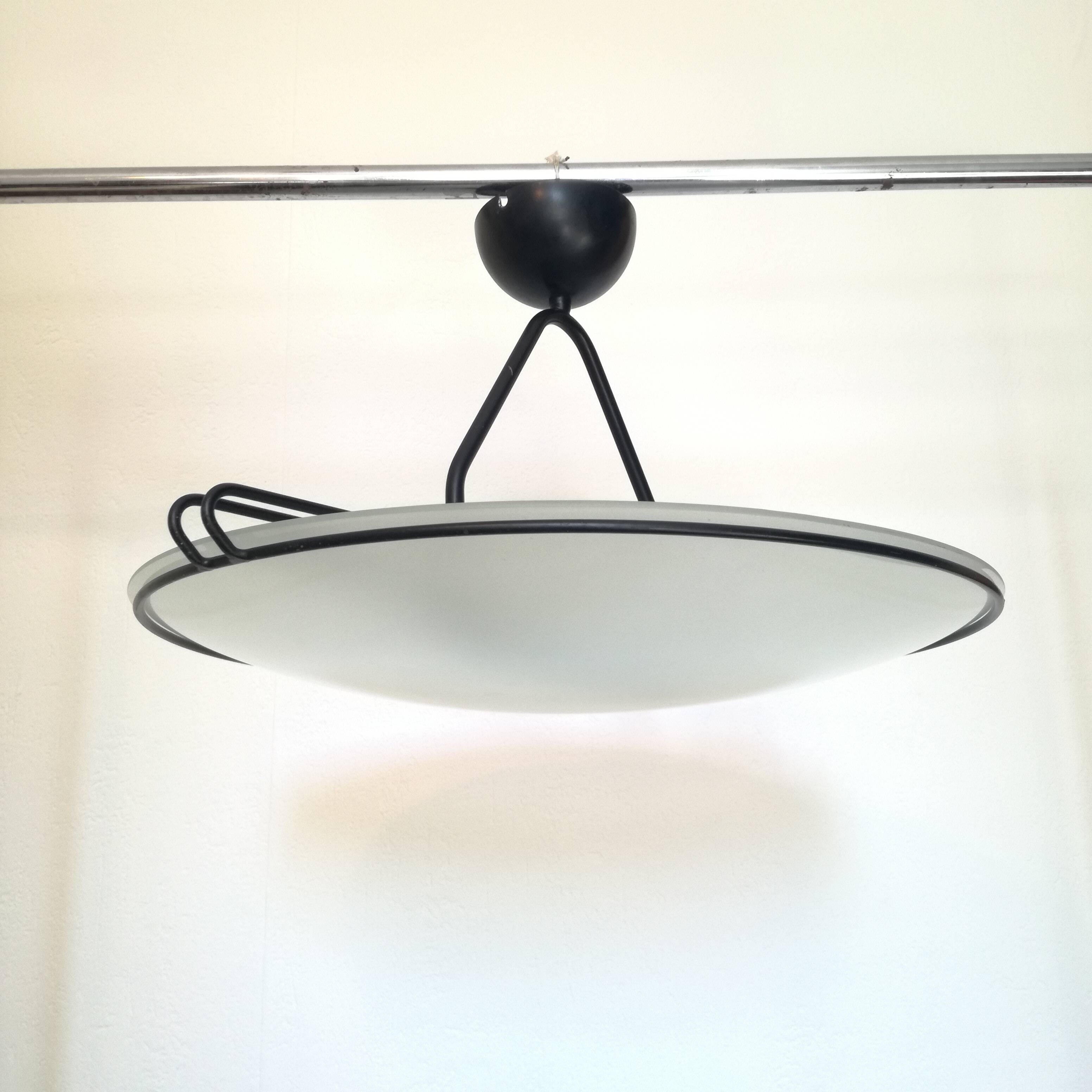 Glass saucer suspension Ø45