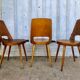 Set de 3 chaises bistrot Baumann Mondor