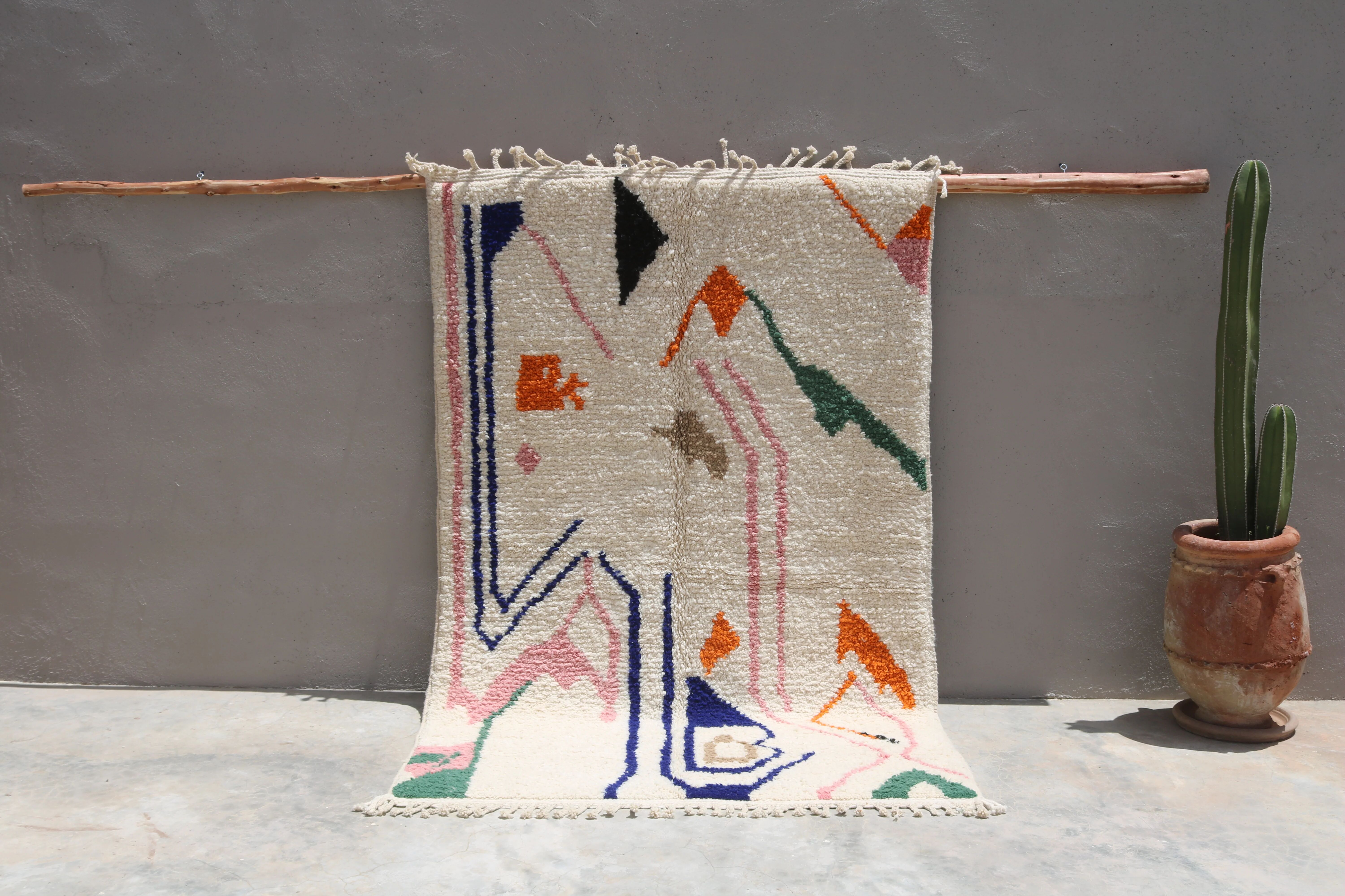 Colourful handmade rug, 250 x 160 cm - AZ842