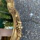 Baroque mirror in gilded Louis XV style 60x40cm