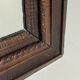 Miroir à cadre ondulé du XVIIIe siècle